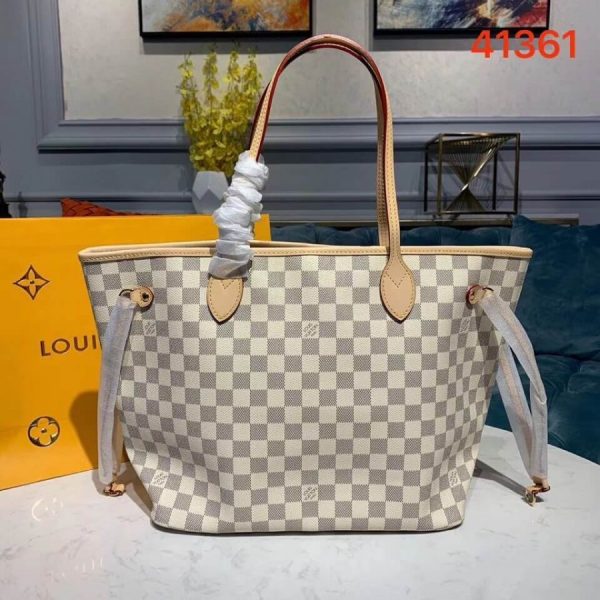 Louis Vuitton Damier Azur Neverfull MM Replica Bag - Image 4
