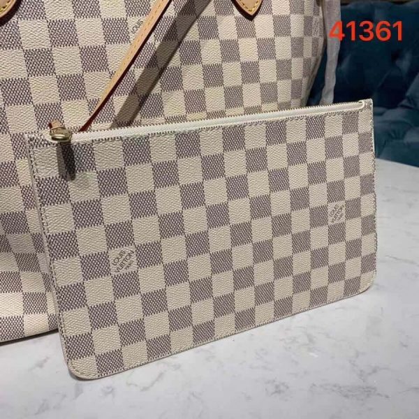 Louis Vuitton Damier Azur Neverfull MM Replica Bag - Image 6