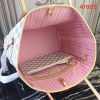 Best Replicas Bags - Replica LV Damier Azur Neverfull MM Pink N41605 Bag Shop For Best Louis Vuitton LV Replica Bags With Cheap Price