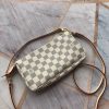 Best Replicas Bags - Louis Vuitton Damier Azur Pochette Accessoires Replica N41207/N51986 Shop For Best Louis Vuitton LV Replica Bags With Cheap Price