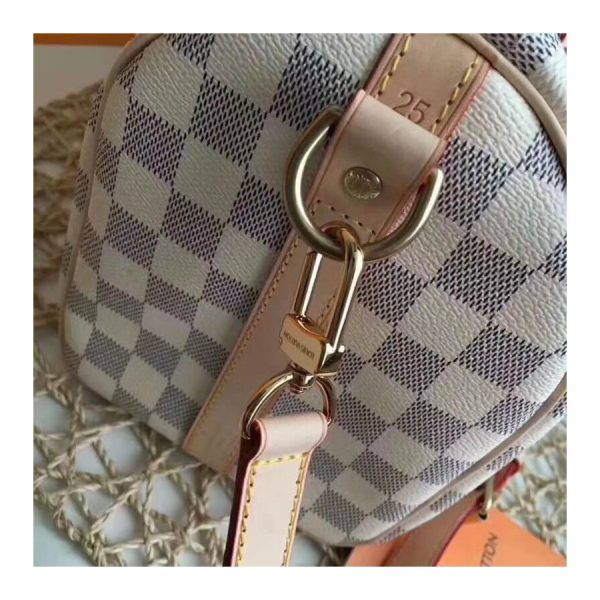 Replica LV Damier Azur Speedy Bandouliere 25 N41374 - Image 9