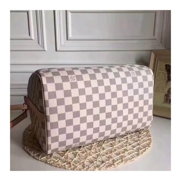 Replica LV Damier Azur Speedy Bandouliere 30 N41373 - Image 4
