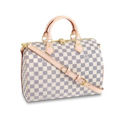Replica LV Damier Azur Speedy Bandouliere 30 N41373