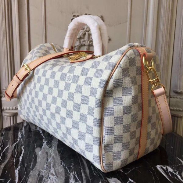 Replica LV Damier Azur Speedy Bandouliere 35 Handbag N41372 - Image 3