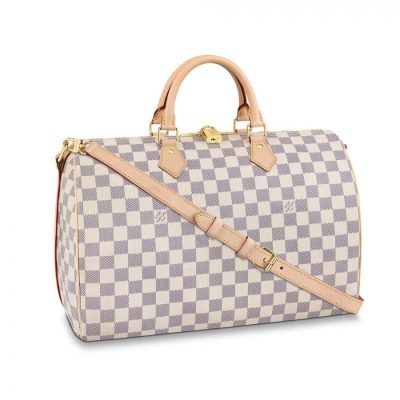 Replica LV Damier Azur Speedy Bandouliere 35 Handbag N41372