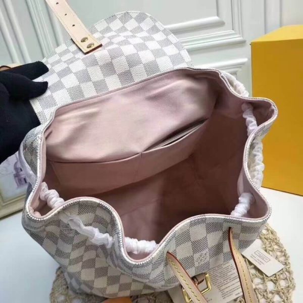 Louis Vuitton Damier Azur Sperone Backpack Replica N41578 - Image 11