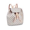 Best Replicas Bags - Louis Vuitton Damier Azur Sperone Backpack Replica N41578 Shop For Best Louis Vuitton LV Replica Bags With Cheap Price