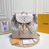 Best Replicas Bags - Louis Vuitton Damier Azur Sperone Backpack Replica N41578 Shop For Best Louis Vuitton LV Replica Bags With Cheap Price