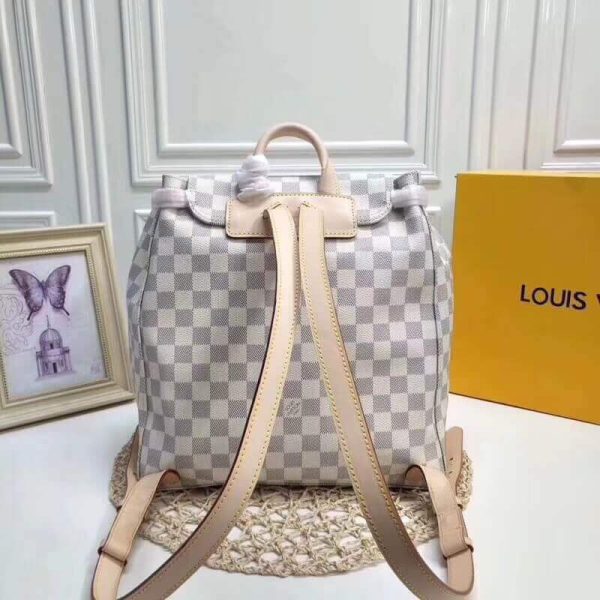 Louis Vuitton Damier Azur Sperone Backpack Replica N41578 - Image 5