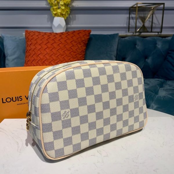 Louis Vuitton Damier Azur Toiletry Bag 25 Replica N41420 - Image 3