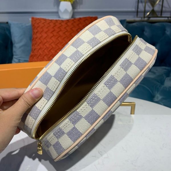 Louis Vuitton Damier Azur Toiletry Bag 25 Replica N41420 - Image 10