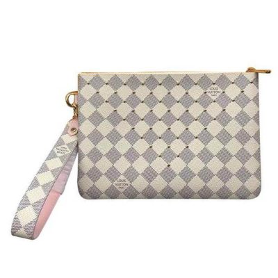 Louis Vuitton Damier Azur Canvas Zipped Pochette Replica