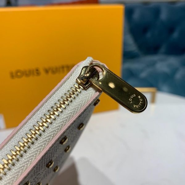 Louis Vuitton Damier Azur Canvas Zipped Pochette Replica - Image 7