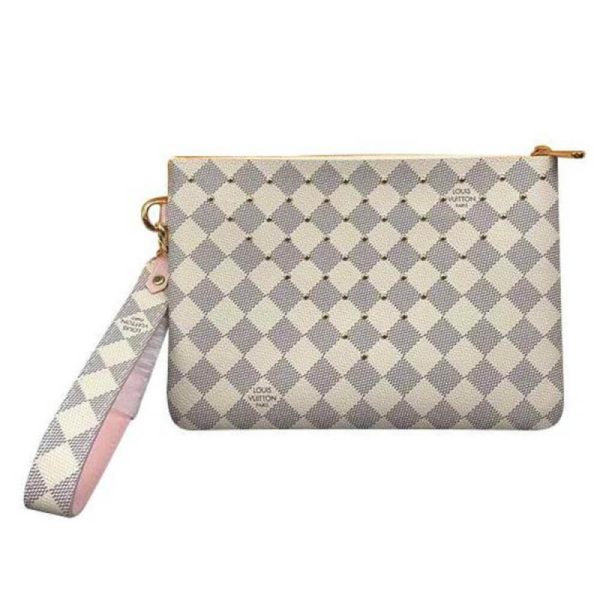 Louis Vuitton Damier Azur Canvas Zipped Pochette Replica