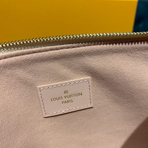 Louis Vuitton Damier Azur Canvas Zipped Pochette Replica - Image 8