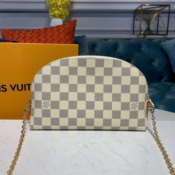 Replica LV Damier Azur Cosmetic Pouch GM M47353 - Image 3