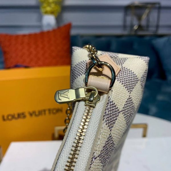Replica LV Damier Azur Cosmetic Pouch GM M47353 - Image 5