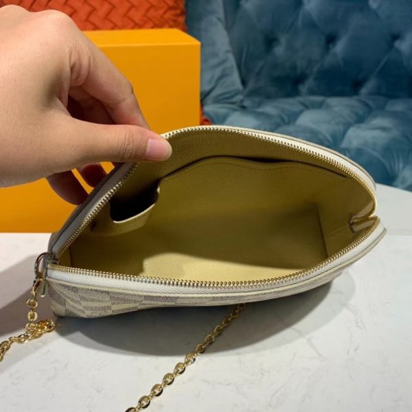 Replica LV Damier Azur Cosmetic Pouch GM M47353 - Image 9