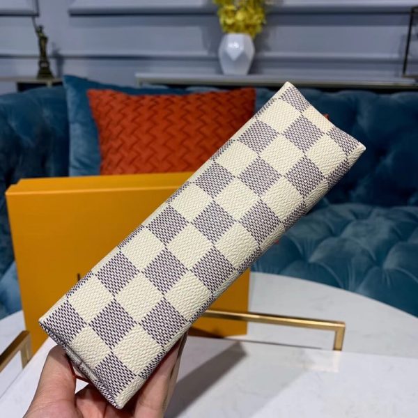 Replica LV Damier Azur Cosmetic Pouch N60024 - Image 5