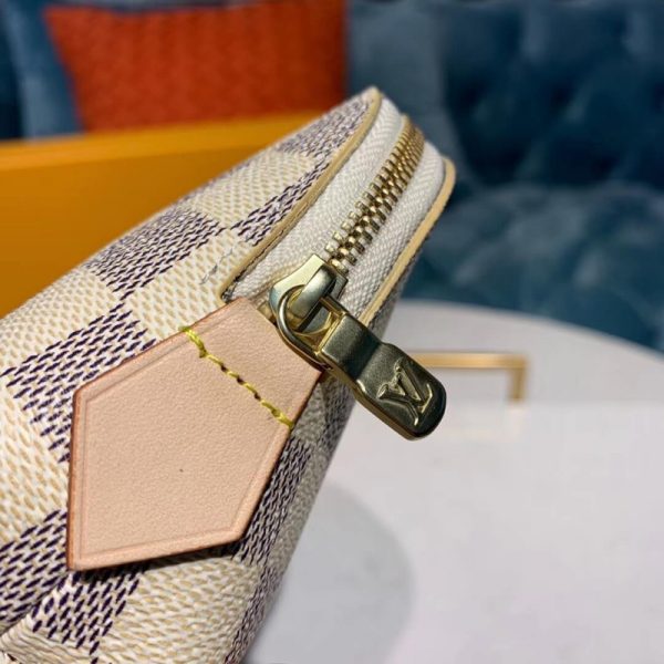 Replica LV Damier Azur Cosmetic Pouch N60024 - Image 8