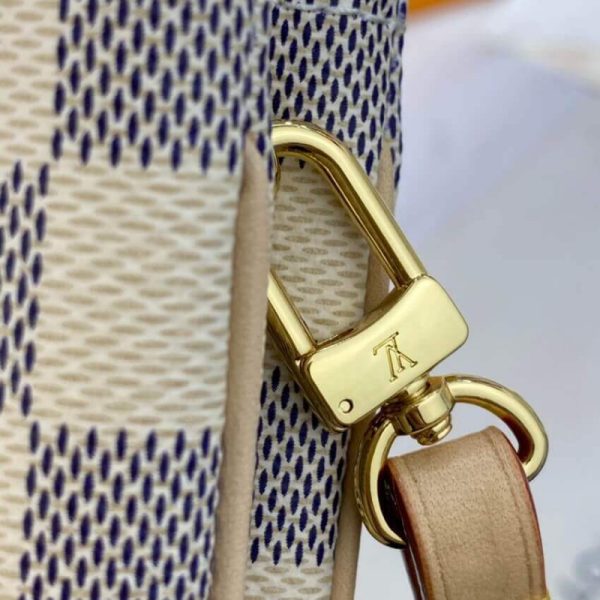 Louis Vuitton Damier Azur Double Zip Pochette Replica N60460 - Image 11
