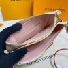 Best Replicas Bags - Louis Vuitton Damier Azur Double Zip Pochette Replica N60460 Shop For Best Louis Vuitton LV Replica Bags With Cheap Price