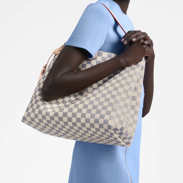 Replica LV Damier Azur Graceful MM Handbag N42232/33 - Image 2