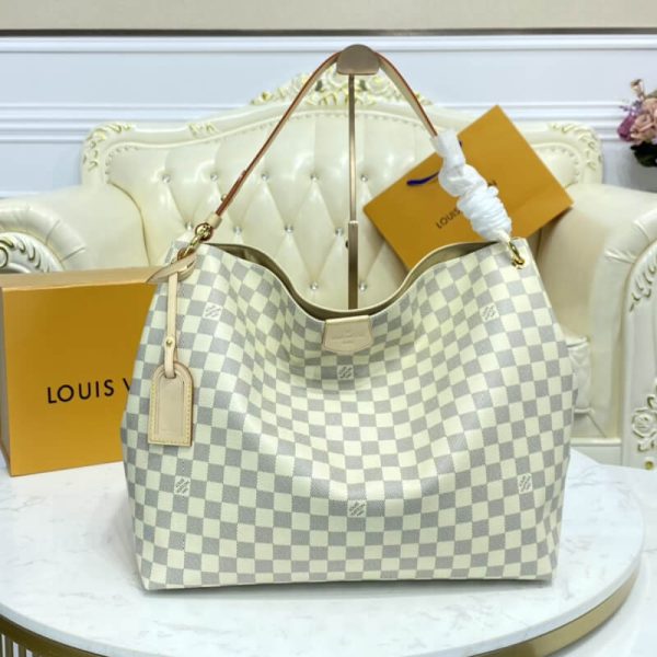 Replica LV Damier Azur Graceful MM Handbag N42232/33 - Image 3