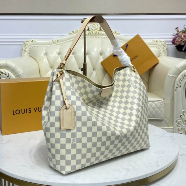 Replica LV Damier Azur Graceful MM Handbag N42232/33 - Image 4