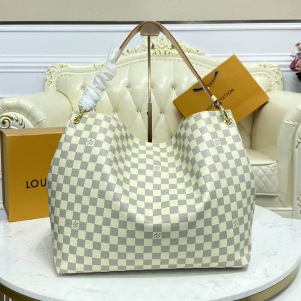 Replica LV Damier Azur Graceful MM Handbag N42232/33 - Image 5