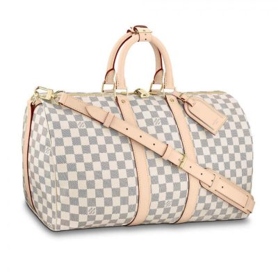 Replica LV Damier Azur Keepall Bandouliere 50 Bag