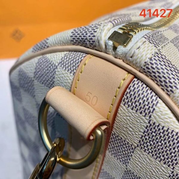 Replica LV Damier Azur Keepall Bandouliere 50 Bag - Image 8
