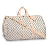 Best Replicas Bags - Louis Vuitton Damier Azur Keepall 55 Replica N41429 Shop For Best Louis Vuitton LV Replica Bags With Cheap Price