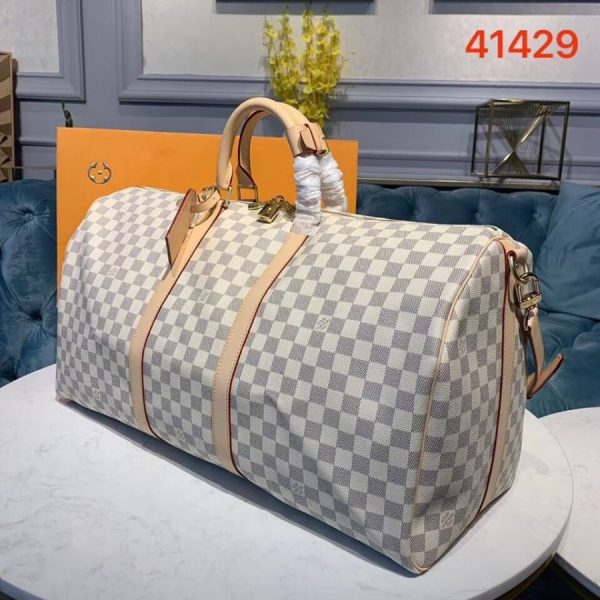 Louis Vuitton Damier Azur Keepall 55 Replica N41429 - Image 3