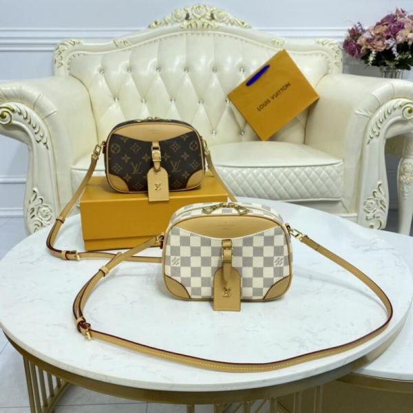 Replica LV Damier Azur Mini Deauville N50048 Handbag - Image 18