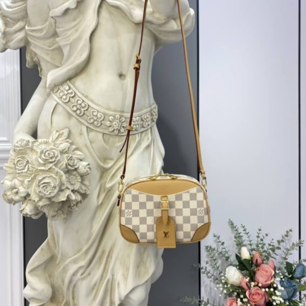 Replica LV Damier Azur Mini Deauville N50048 Handbag - Image 3