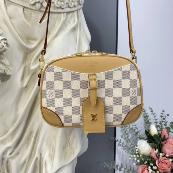 Replica LV Damier Azur Mini Deauville N50048 Handbag - Image 4