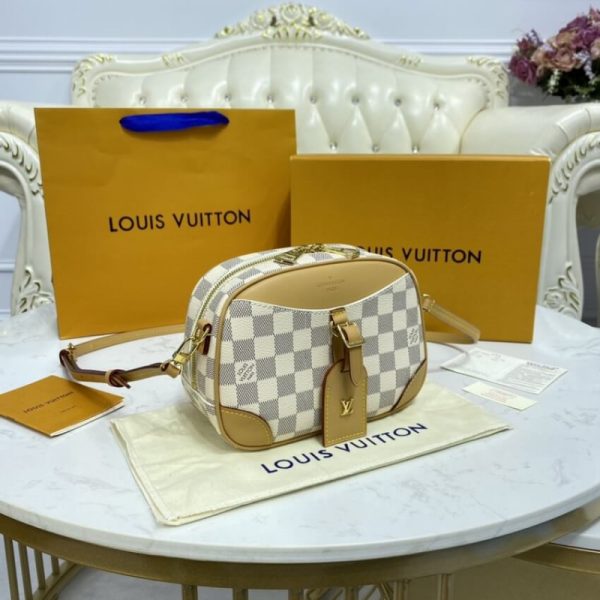 Replica LV Damier Azur Mini Deauville N50048 Handbag - Image 6
