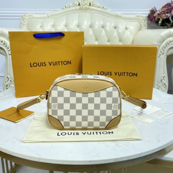 Replica LV Damier Azur Mini Deauville N50048 Handbag - Image 7