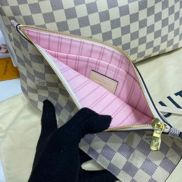 LV Damier Azur Neverfull MM N45295 Pink Replica Handbag - Image 11