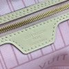 Best Replicas Bags - LV Damier Azur Neverfull MM N45295 Pink Replica Handbag Shop For Best Louis Vuitton LV Replica Bags With Cheap Price