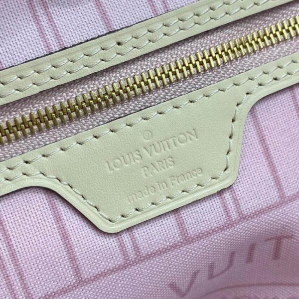 LV Damier Azur Neverfull MM N45295 Pink Replica Handbag - Image 13