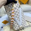 Best Replicas Bags - LV Damier Azur Neverfull MM N45295 Pink Replica Handbag Shop For Best Louis Vuitton LV Replica Bags With Cheap Price