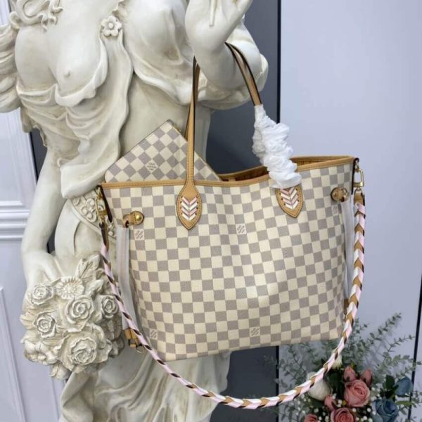 Authentic-Look Louis Vuitton Damier Azur Neverfull MM Replica - Image 2