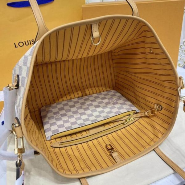Authentic-Look Louis Vuitton Damier Azur Neverfull MM Replica - Image 13