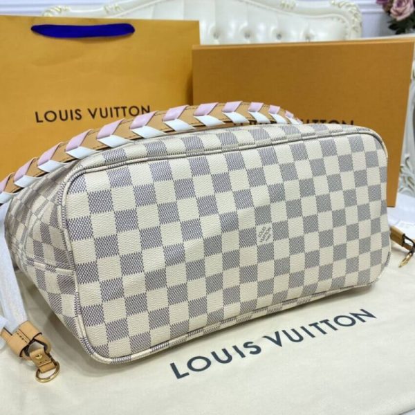 Authentic-Look Louis Vuitton Damier Azur Neverfull MM Replica - Image 6