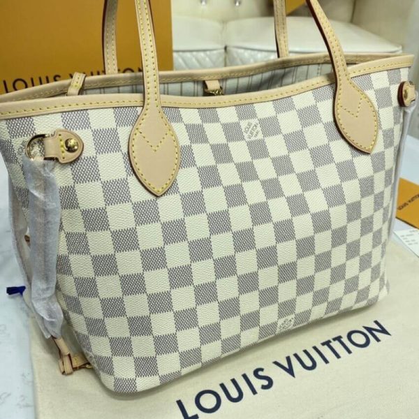 Louis Vuitton Damier Azur Neverfull PM Replica Bag N41362 - Image 6