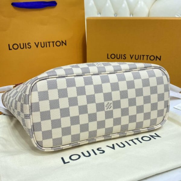 Louis Vuitton Damier Azur Neverfull PM Pink Replica - Image 5