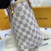 Best Replicas Bags - Louis Vuitton Damier Azur Neverfull PM Pink Replica Shop For Best Louis Vuitton LV Replica Bags With Cheap Price