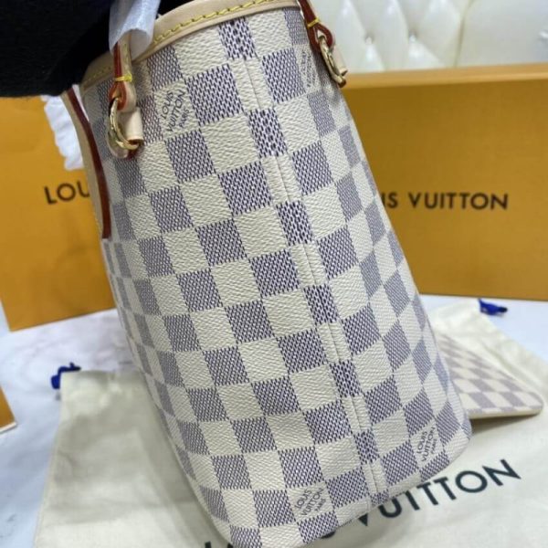 Louis Vuitton Damier Azur Neverfull PM Pink Replica - Image 6